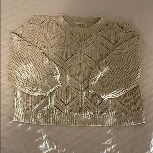 Cozy Cream Knit Sweater